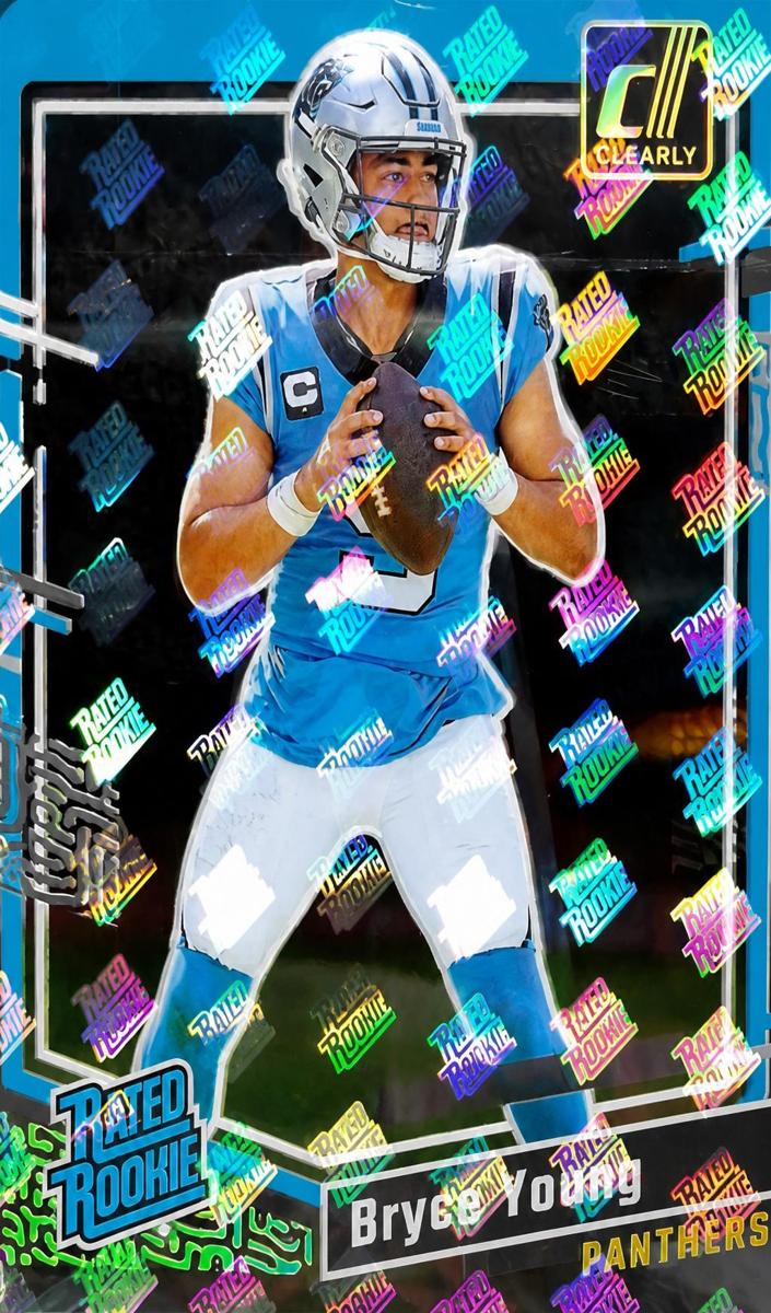 2023 Panini Clearly Donruss Football Holo RR Logo Bryce Young #95