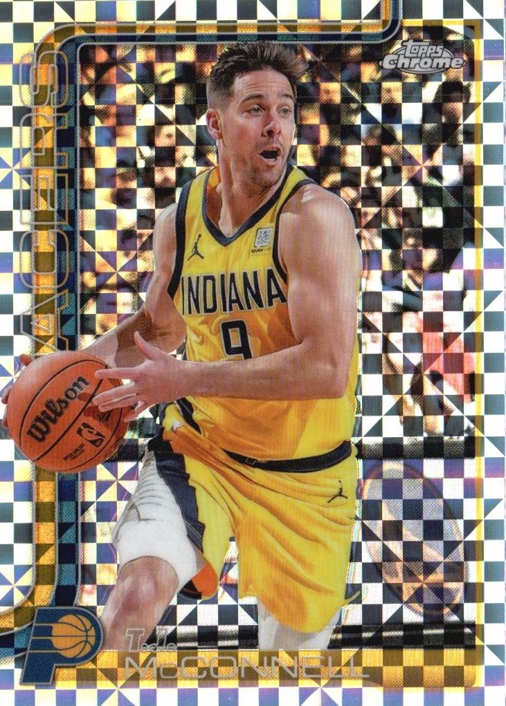 2025 Topps Chrome Basketball X-Fractor T.J. McConnell #11