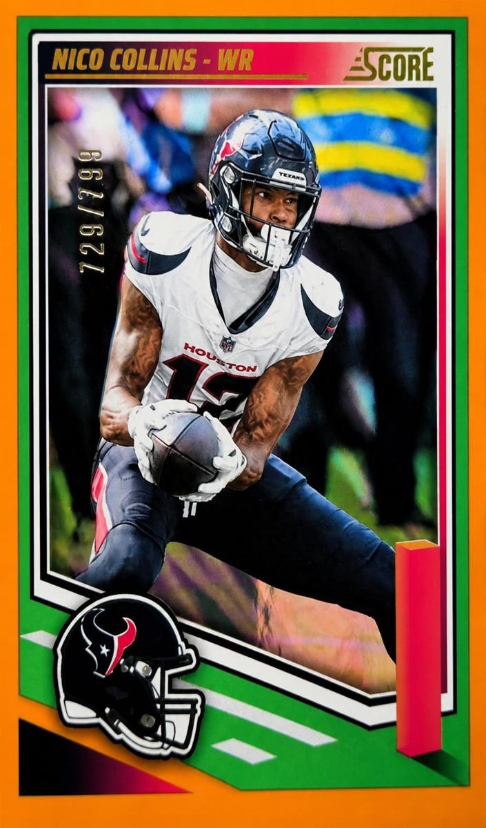2025 Panini Score Football Lava Nico Collins #39