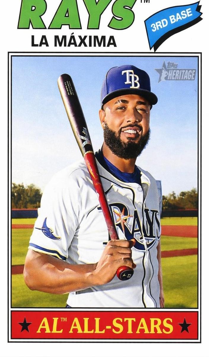 2026 Topps Heritage Baseball Junior Caminero #380