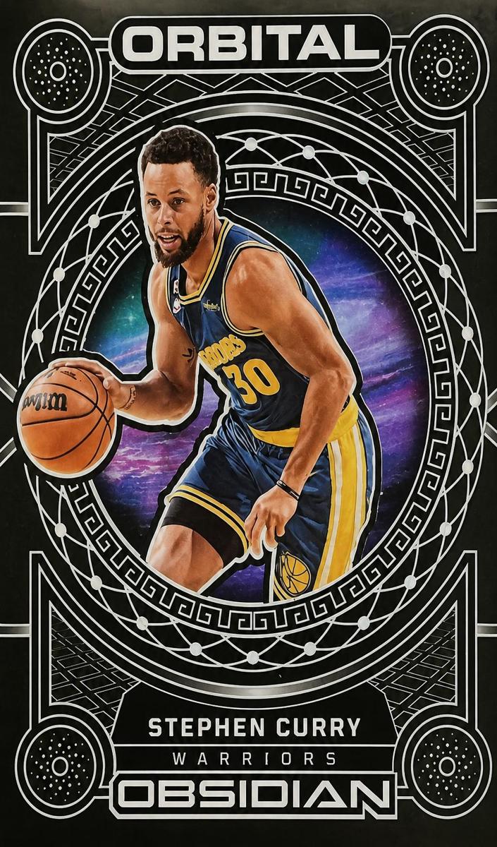 2022 Panini Obsidian Basketball Stephen Curry #10 PSA 9