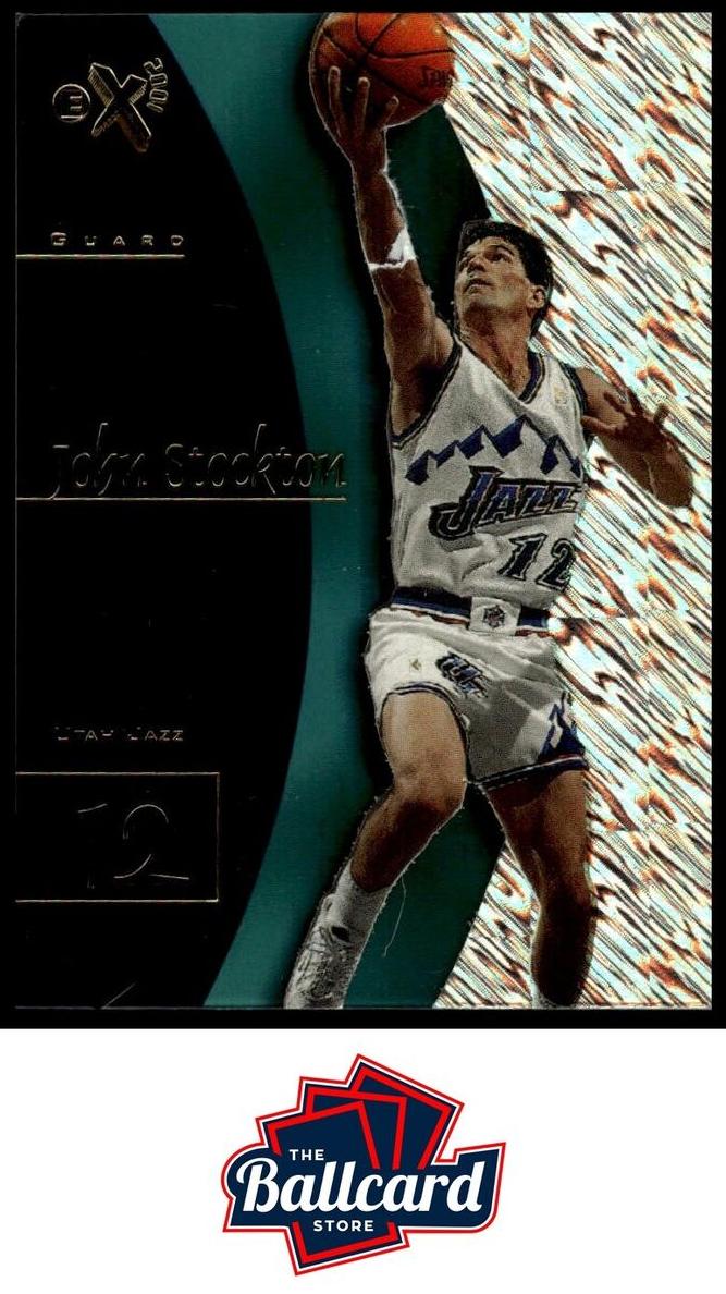 1997 Skybox E-X2001 Basketball John Stockton #27 PSA 9