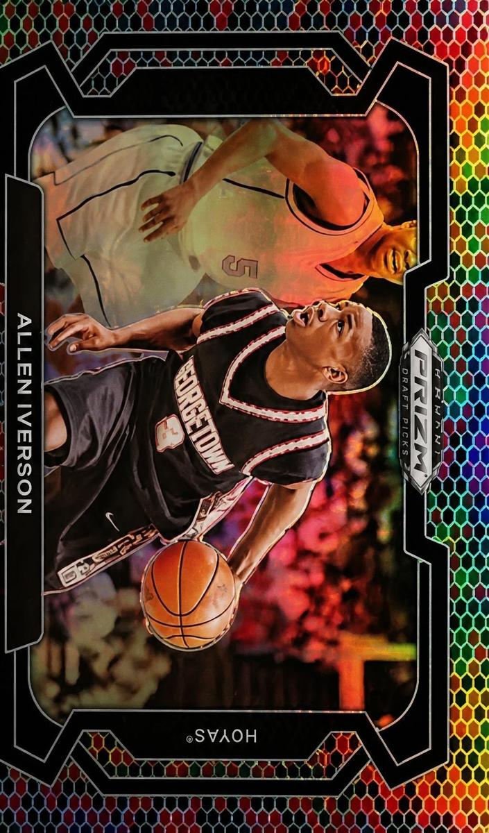 2024 Panini Prizm Draft Picks Basketball Snakeskin Allen Iverson #33