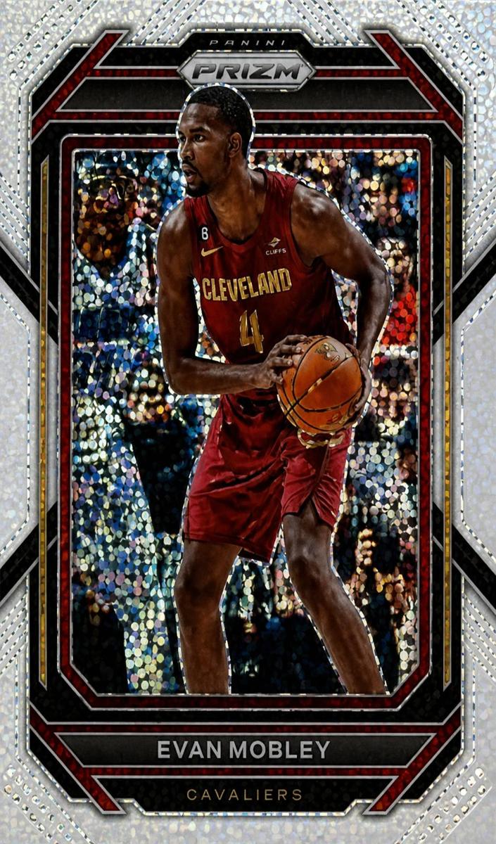 2022 Panini Prizm Basketball White Sparkle Evan Mobley #81