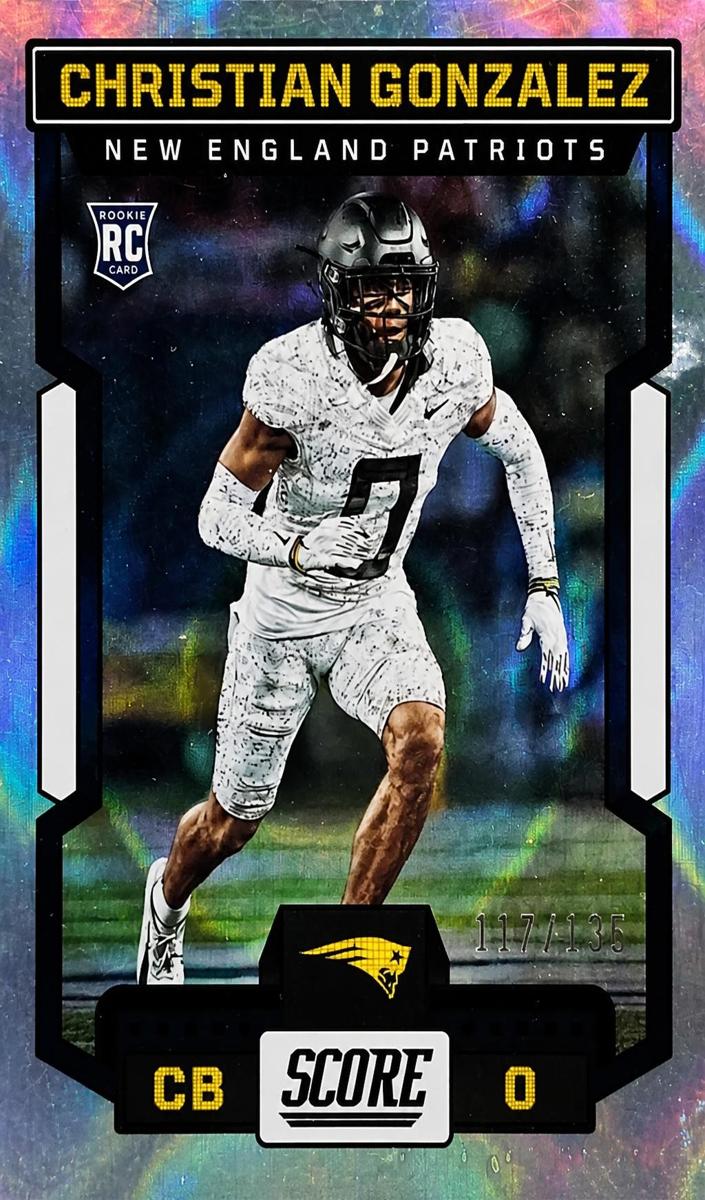2023 Panini Score Football Circular Christian Gonzalez #381