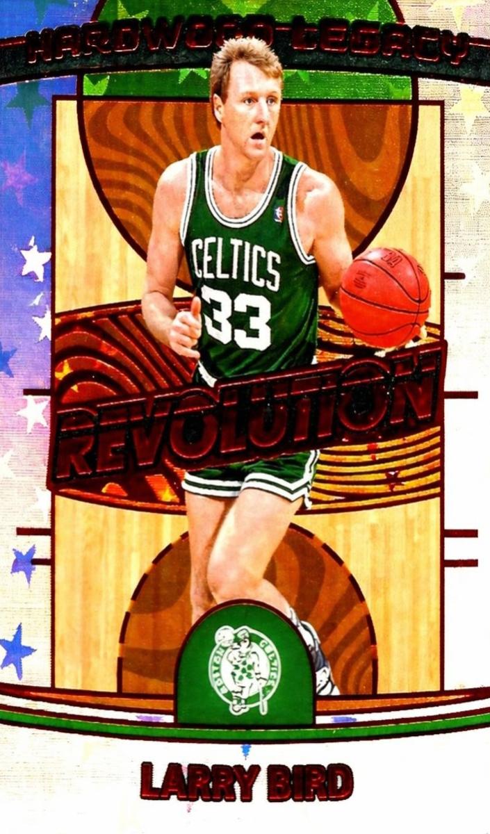 2024 Panini Revolution Basketball Red Astro Larry Bird #18