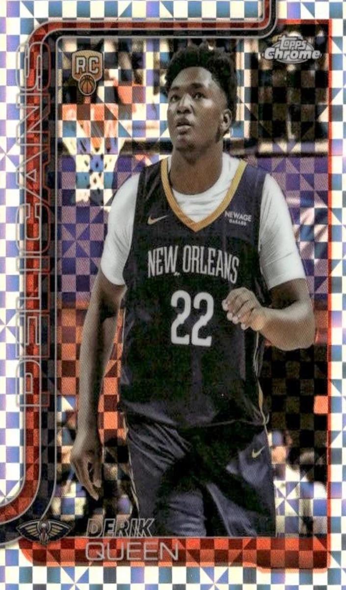 2025 Topps Chrome Basketball X-Fractor Derik Queen #263 RAW Ungraded