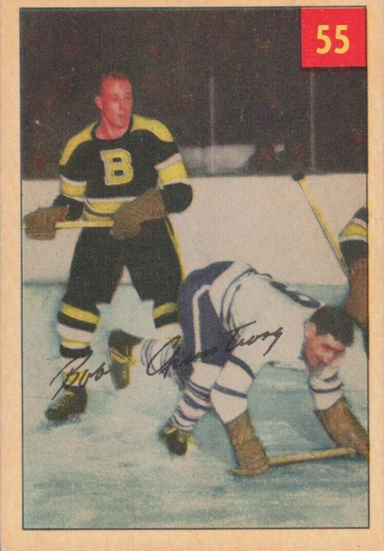 1954 Parkhurst Hockey Bob Armstrong #55
