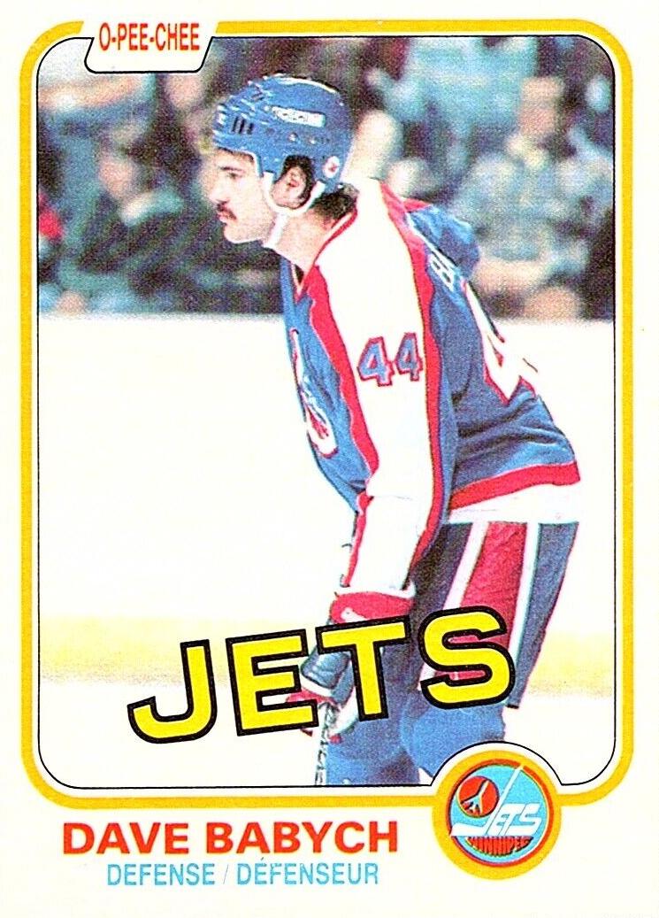 1981 O-Pee-Chee Hockey Dave Babych #358 PSA 9