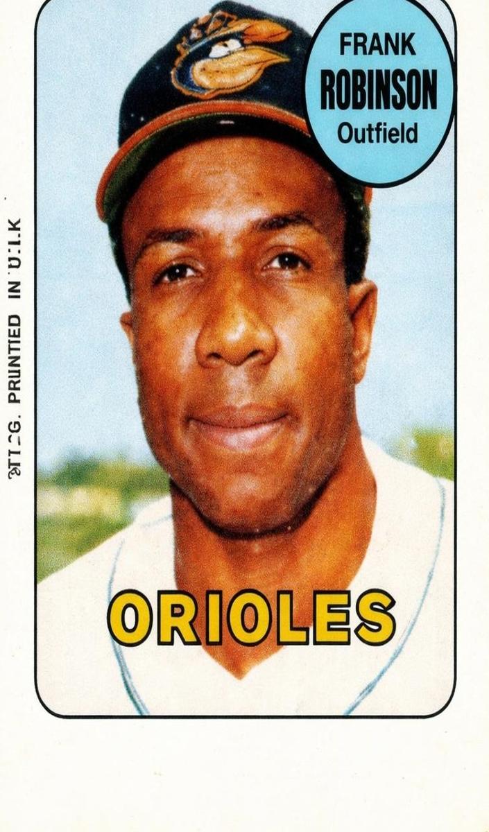 1969 Topps Baseball Frank Robinson #35 PSA 9