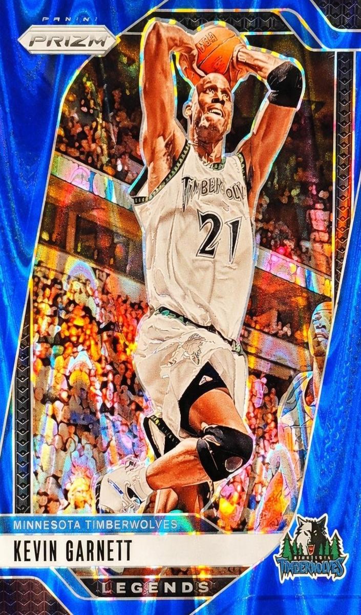 2024 Panini Prizm Basketball Blue Seismic Kevin Garnett #283