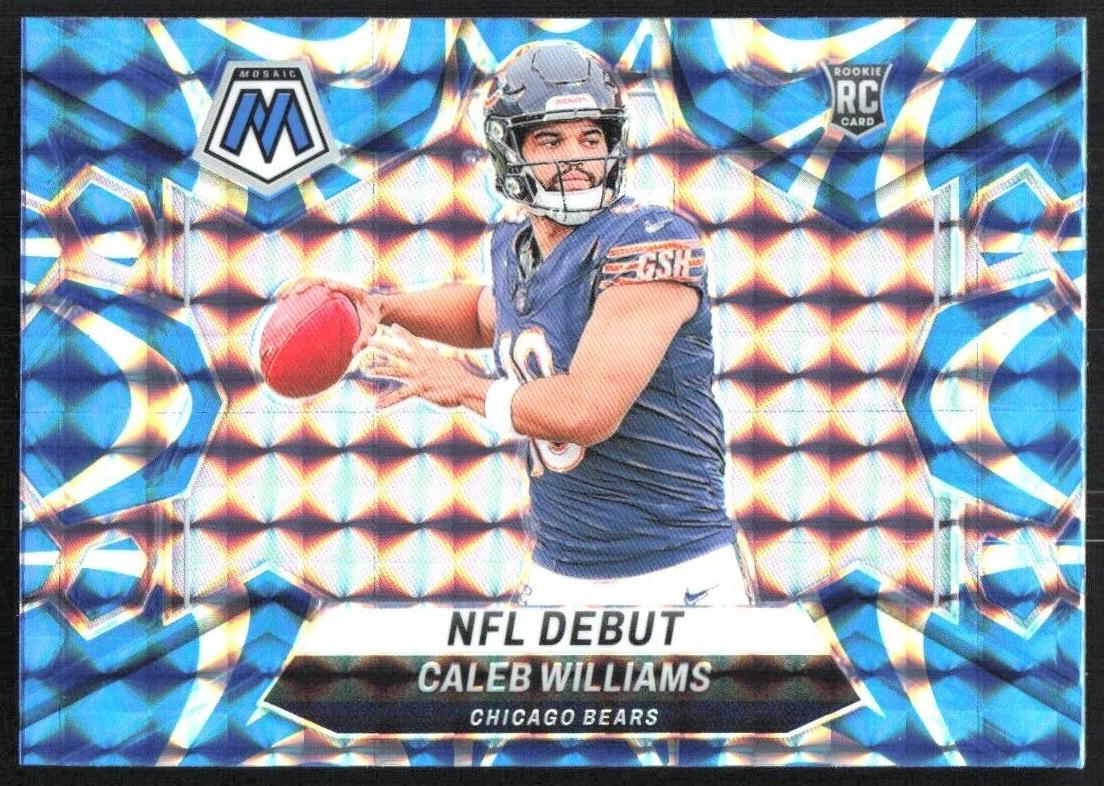 2024 Panini Mosaic Football Reactive Blue Caleb Williams #289