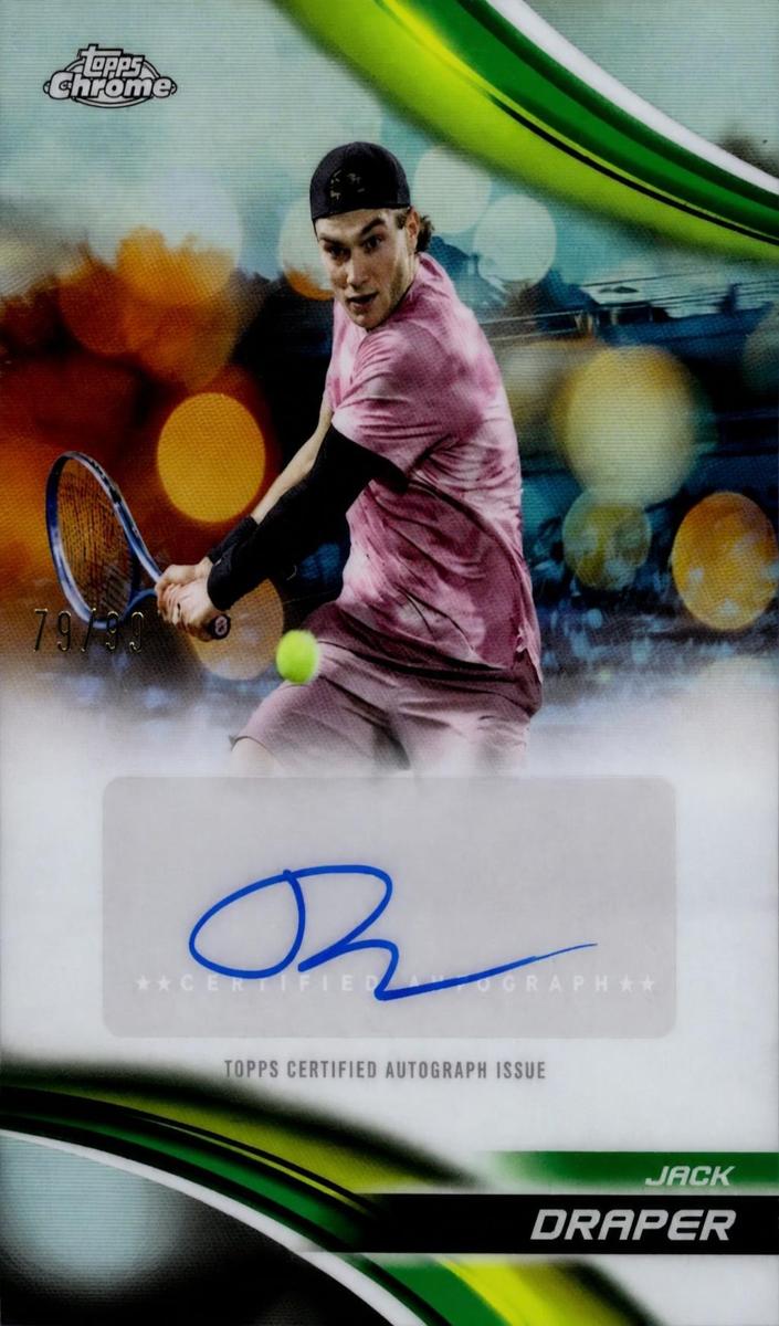 2025 Topps Chrome Tennis Refractor Jack Draper #CA-JDR