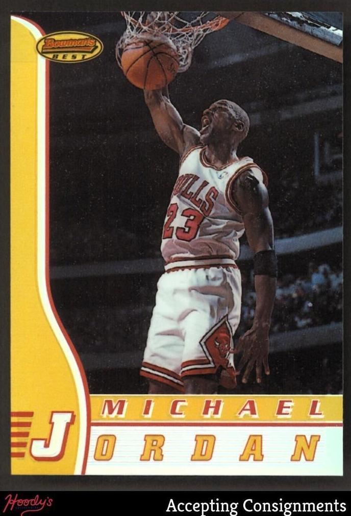 1996 Bowman's Best Basketball Refractor Michael Jordan #80 PSA 9