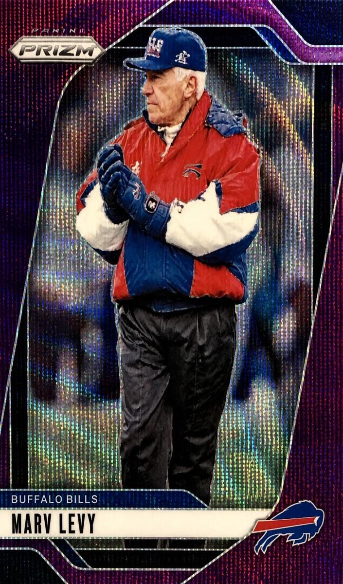 2024 Panini Prizm Football Purple Wave Marv Levy #34