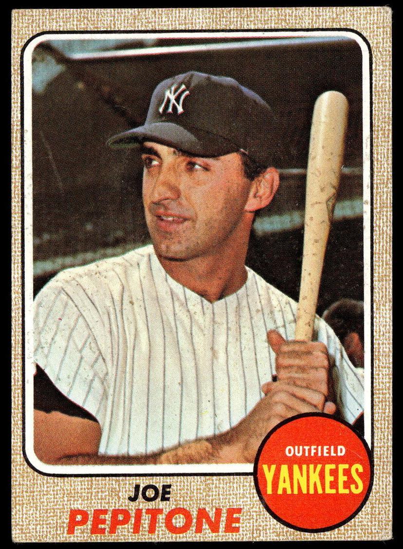 1968 Topps Baseball Joe Pepitone #195