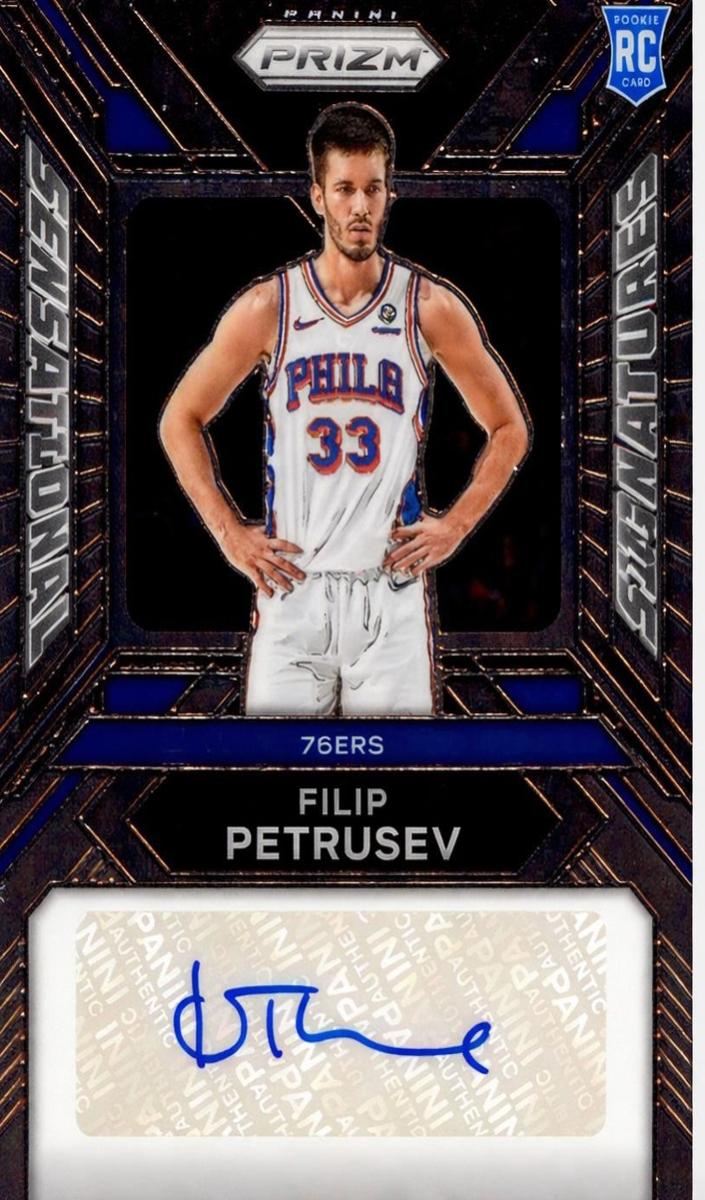 2023 Panini Prizm Basketball Filip Petrusev #SS-FP PSA 9