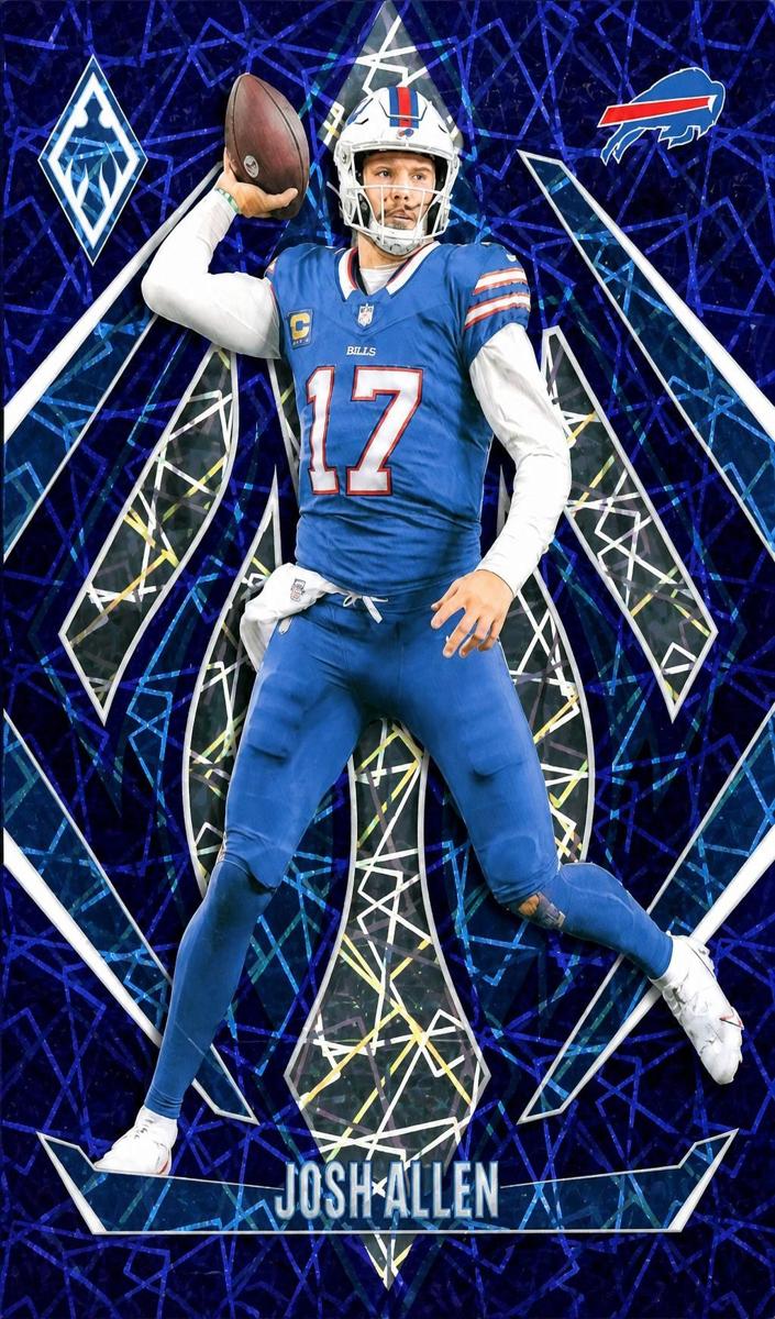 2024 Panini Phoenix Football Blue Lazer Josh Allen #86