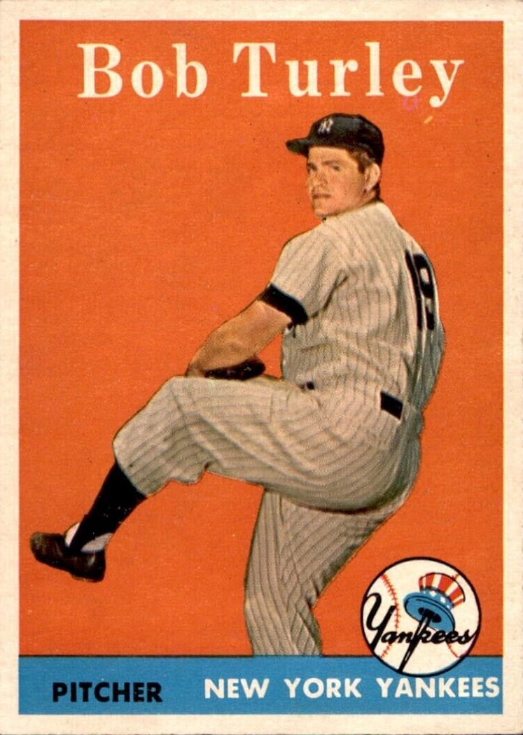 1958 Topps Baseball Bob Turley #255