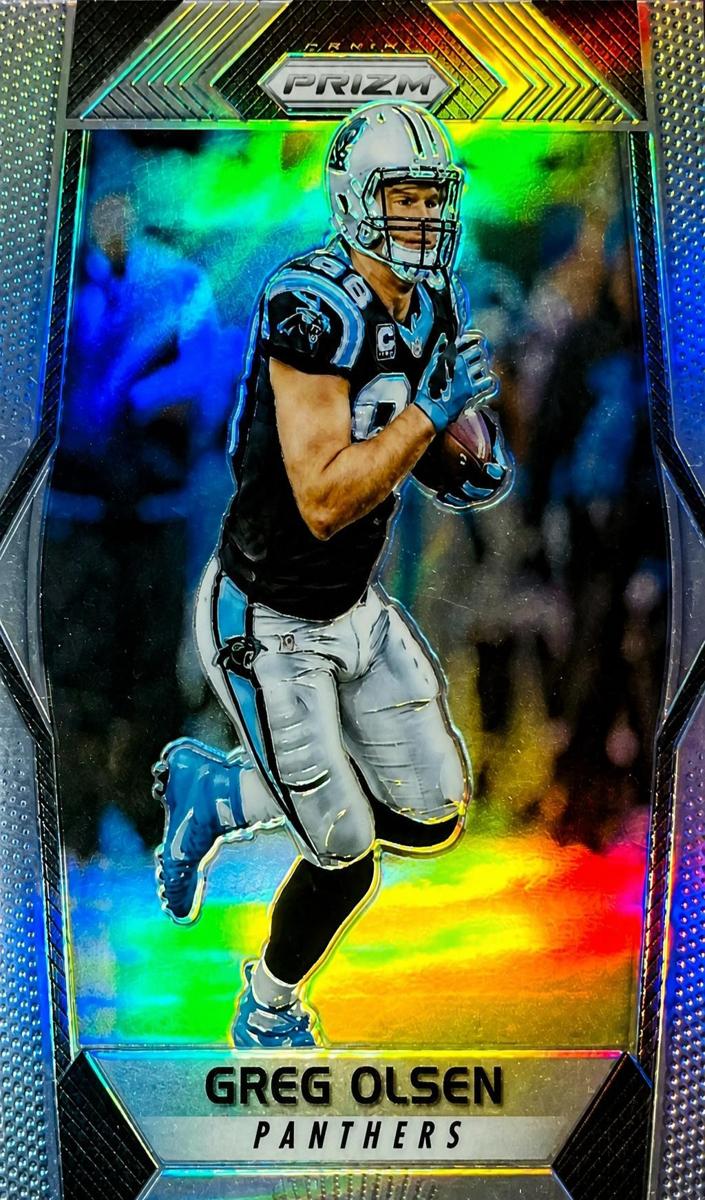 2017 Panini Prizm Football Silver Prizm Greg Olsen #73