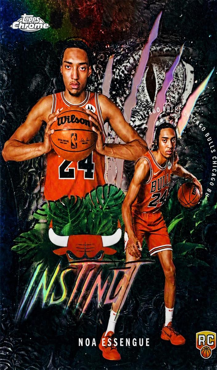 2025 Topps Chrome Basketball Refractor Noa Essengue #INS-20