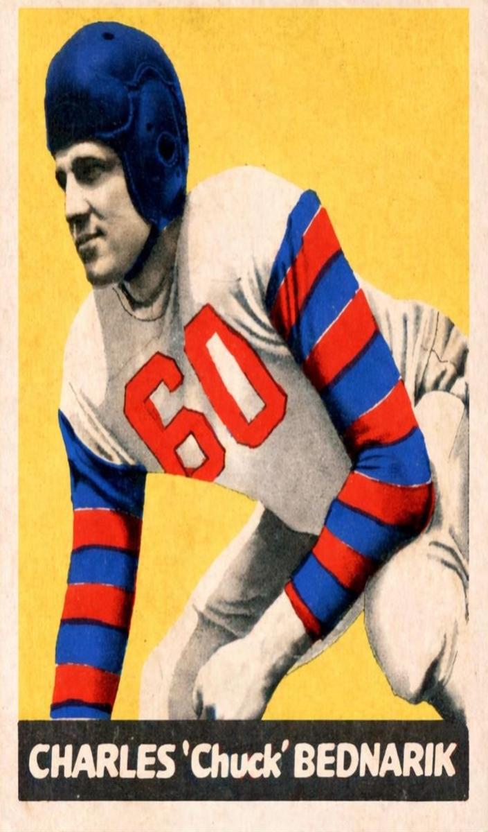 1949 Leaf Football Chuck Bednarik #134 PSA 6