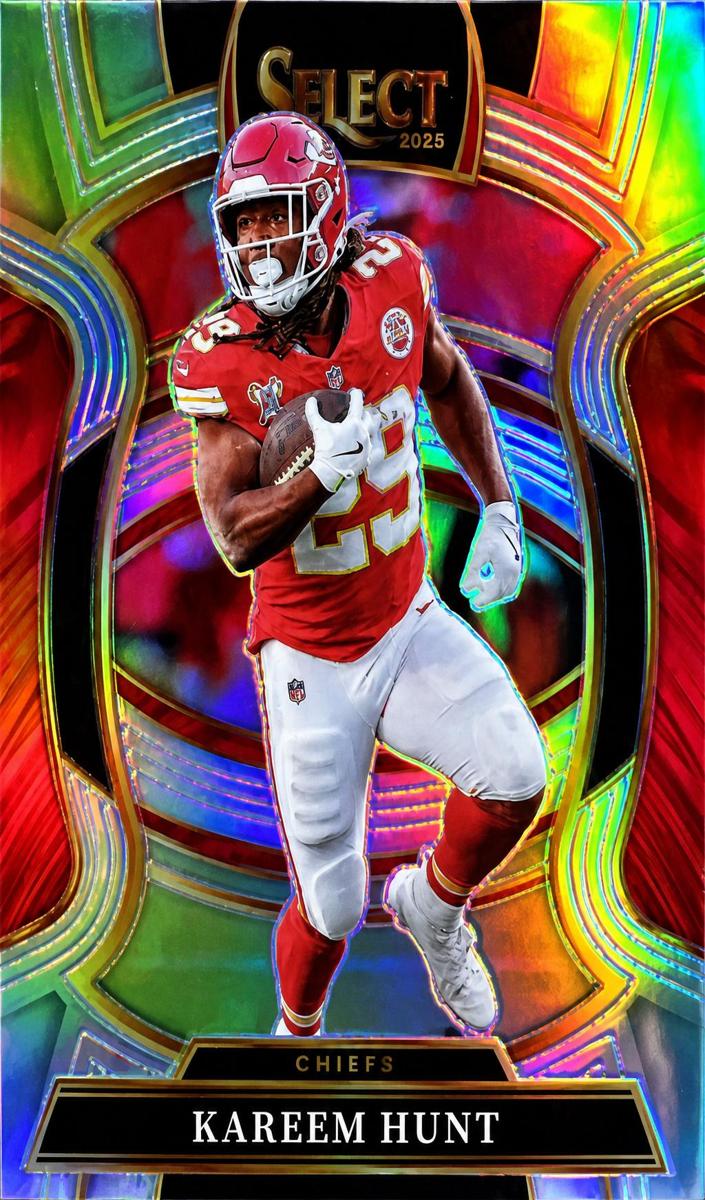 2025 Panini Select Football Silver Kareem Hunt #7
