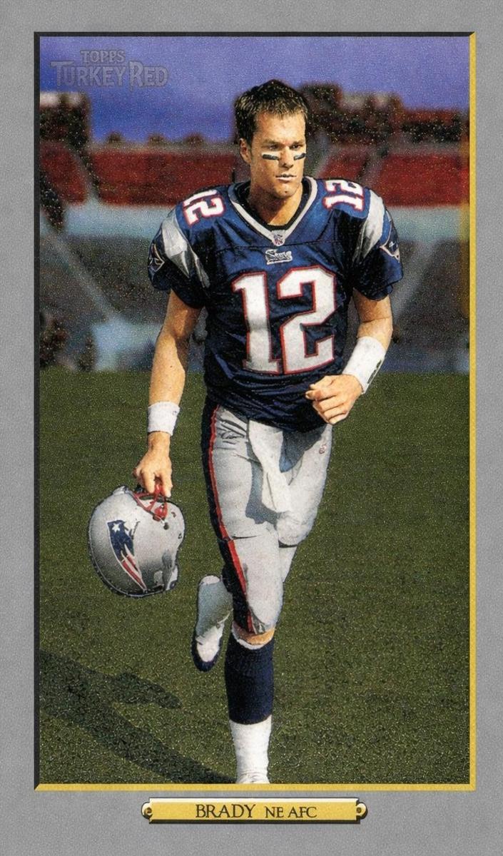 2006 Topps Turkey Red Football Tom Brady #280b
