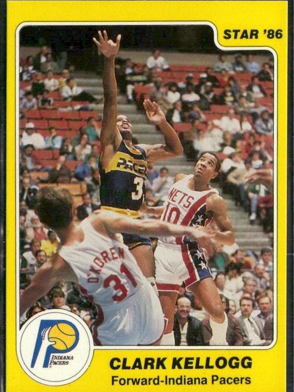 1985 Star Basketball Clark Kellogg #81 PSA 9