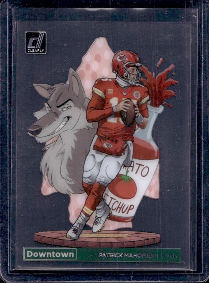 2023 Panini Clearly Donruss Football Patrick Mahomes II #25 PSA 8.5