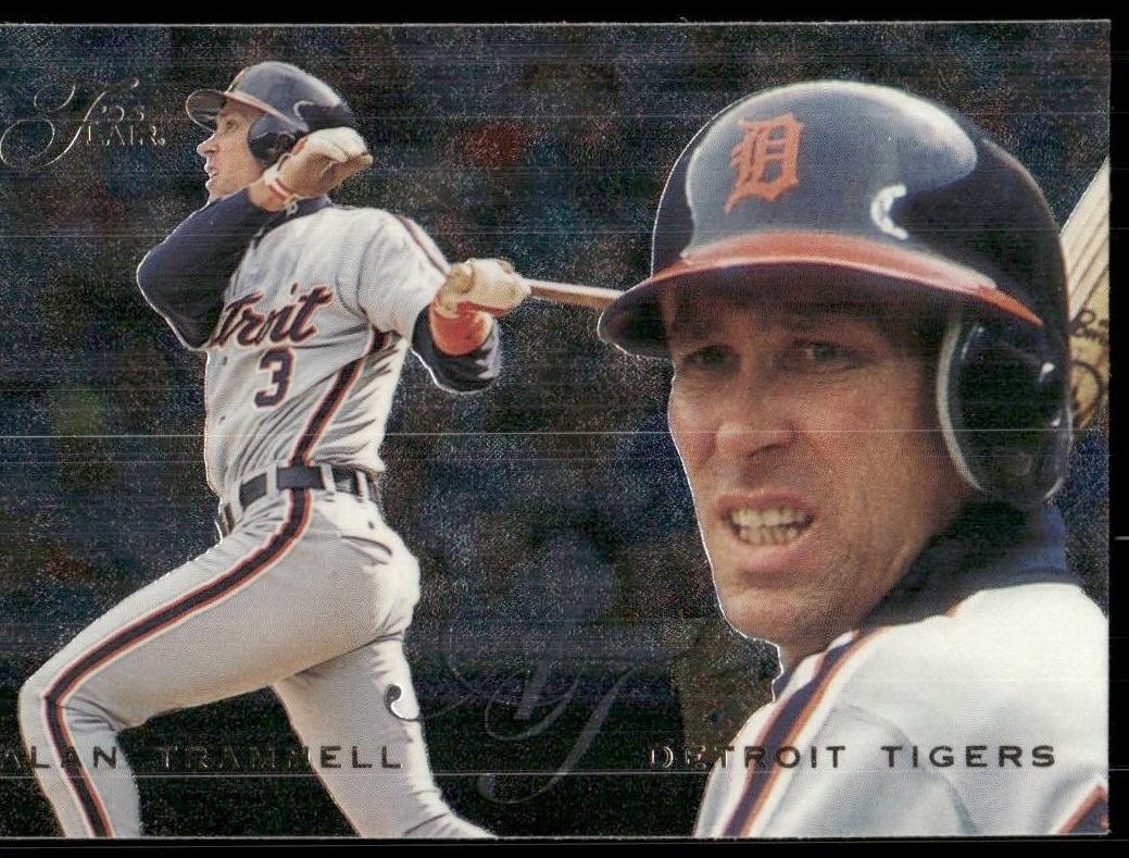 1995 Flair Baseball Alan Trammell #261 PSA 8
