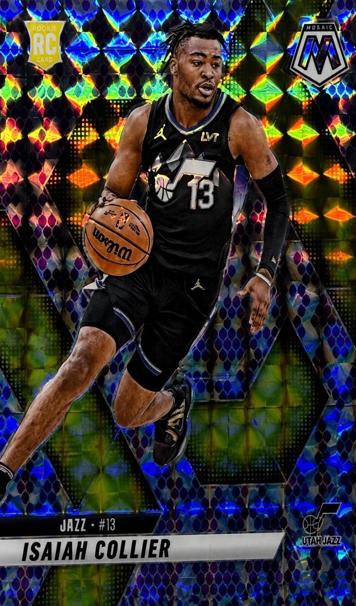 2024 Panini Mosaic Basketball Purple Snakeskin Isaiah Collier #222