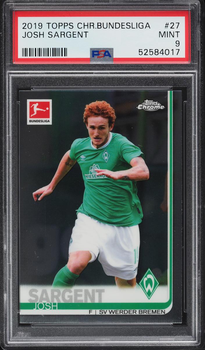 2019 Topps Chrome Bundesliga Soccer Josh Sargent #27