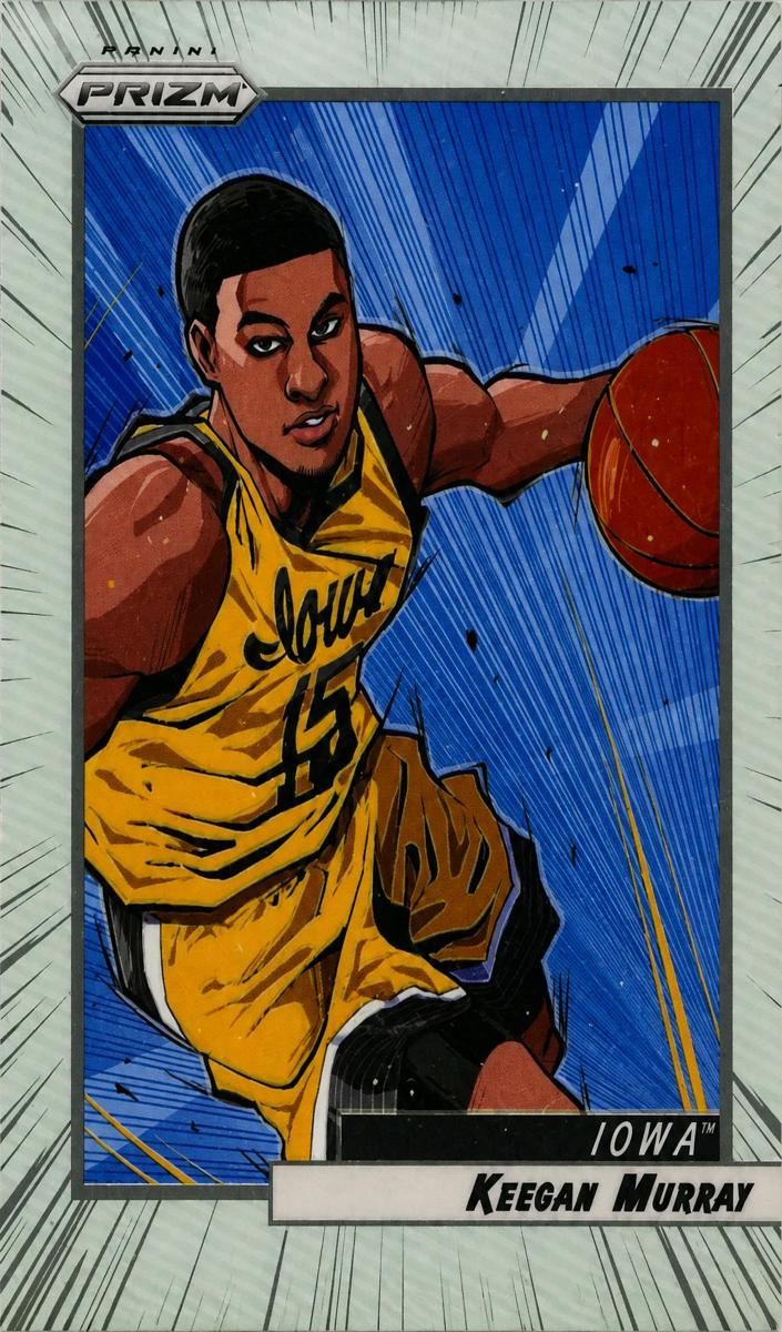 2022 Panini Prizm Draft Picks Basketball Keegan Murray #MAN-KM