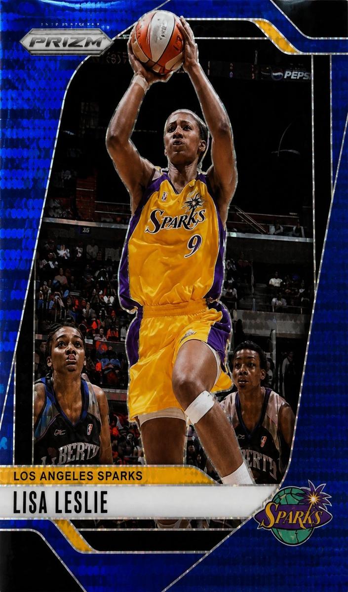 2024 Panini Prizm WNBA Basketball Blue Pulsar Lisa Leslie #98 PSA 9