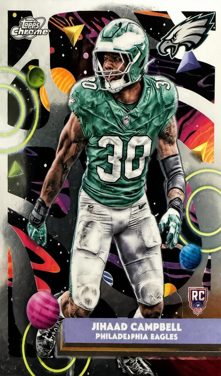 2025 Topps Cosmic Chrome Football Jihaad Campbell #180
