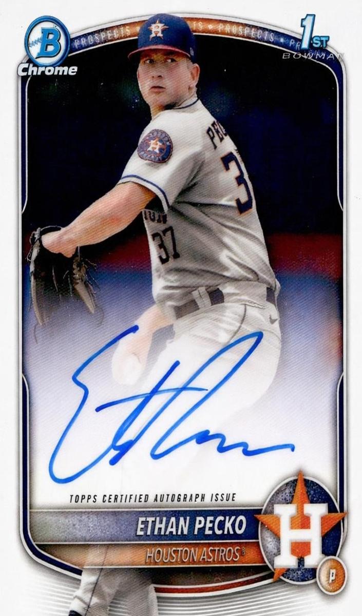 2025 Bowman Chrome Baseball Ethan Pecko #CPA-EPE PSA 9