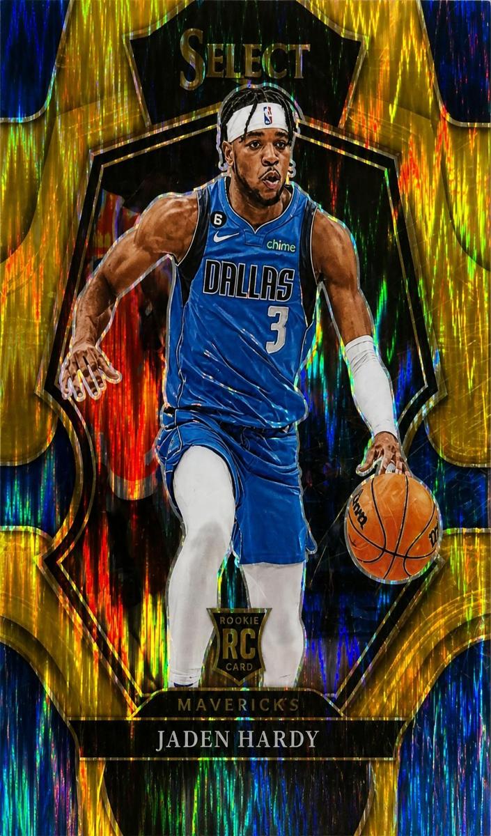 2022 Panini Select Basketball Gold Flash Jaden Hardy #174