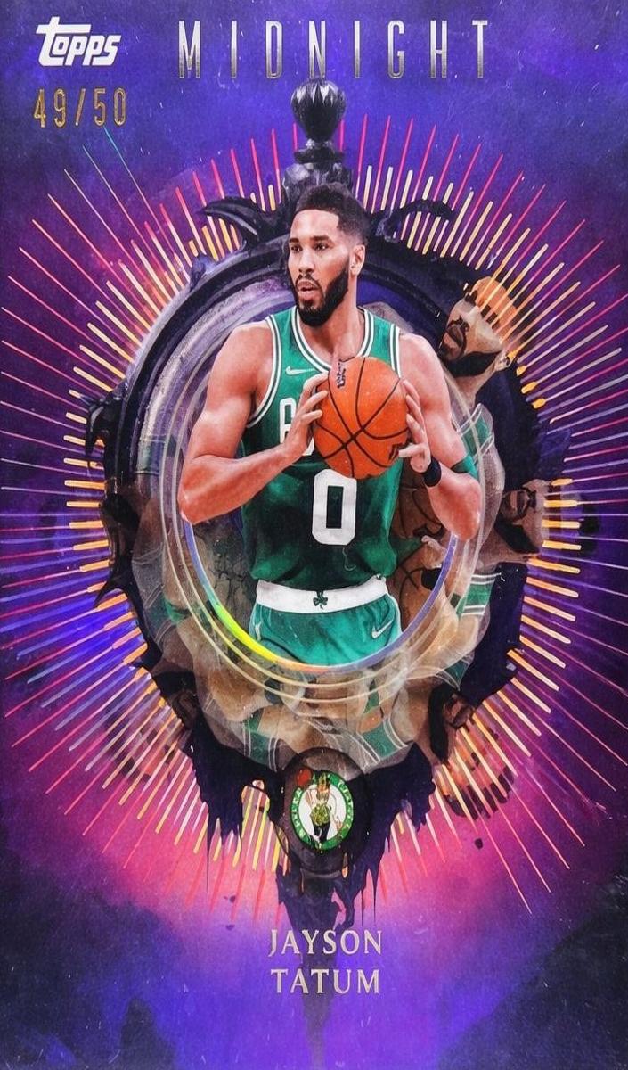2025 Topps Midnight Basketball Summer Solstice Jayson Tatum #IN-9