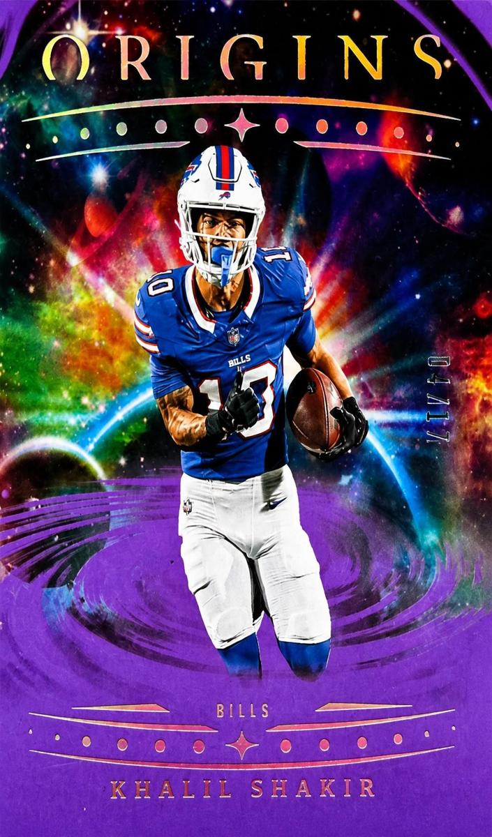 2025 Panini Origins Football Purple Khalil Shakir #8