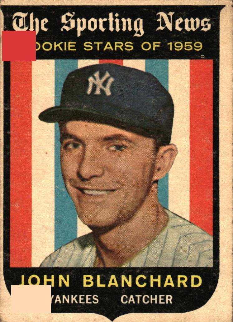 1959 Topps Baseball John Blanchard #117 PSA 7