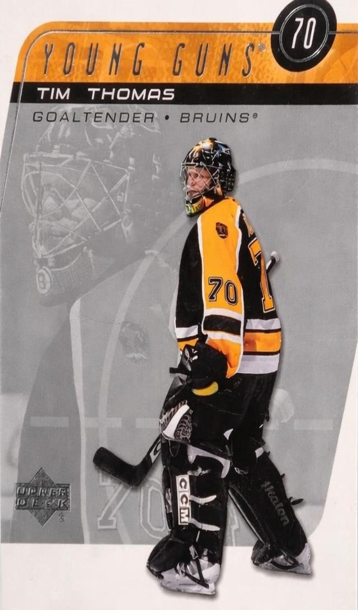 2002 Upper Deck Hockey Tim Thomas #429 PSA 9