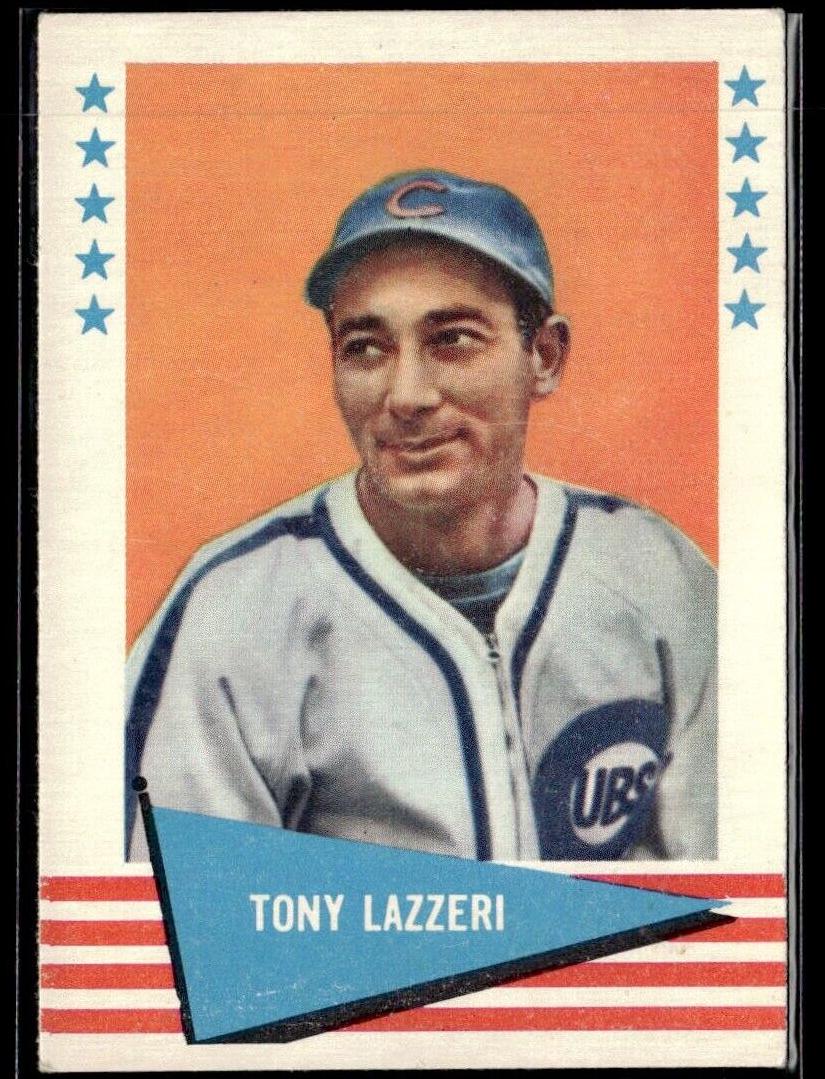 1961 Fleer Baseball Tony Lazzeri #54 PSA 8