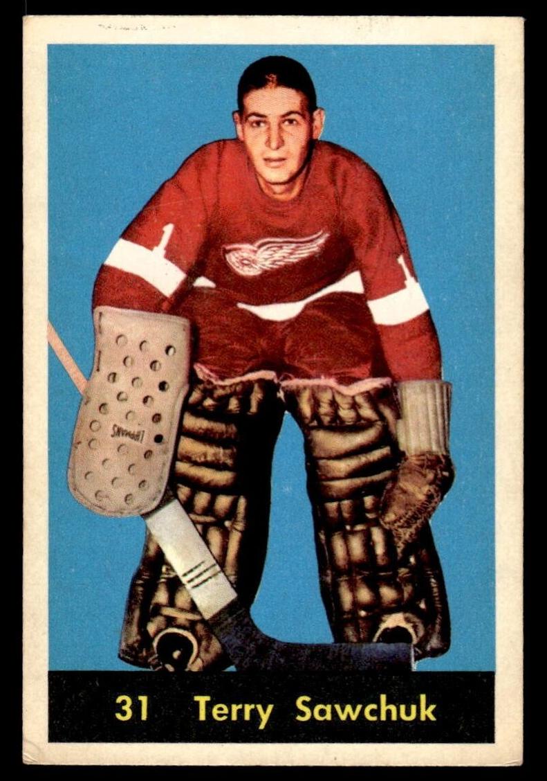 1960 Parkhurst Hockey Terry Sawchuk #31 PSA 6