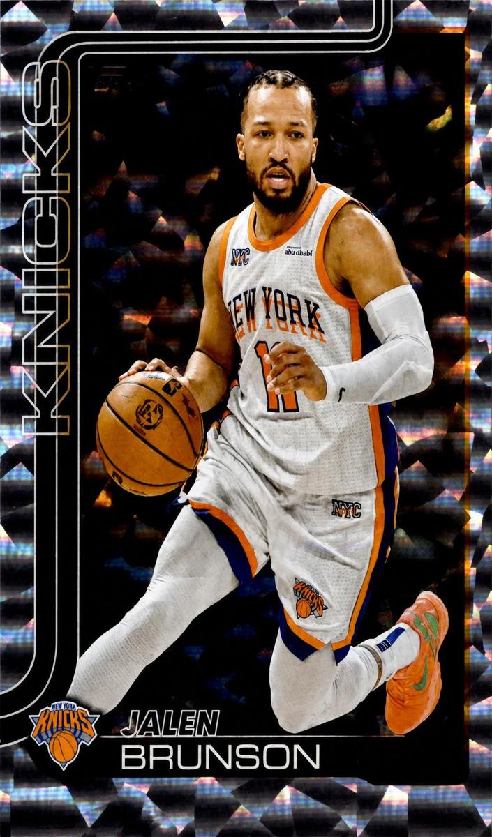 2025 Topps Basketball Crackleboard Jalen Brunson #14