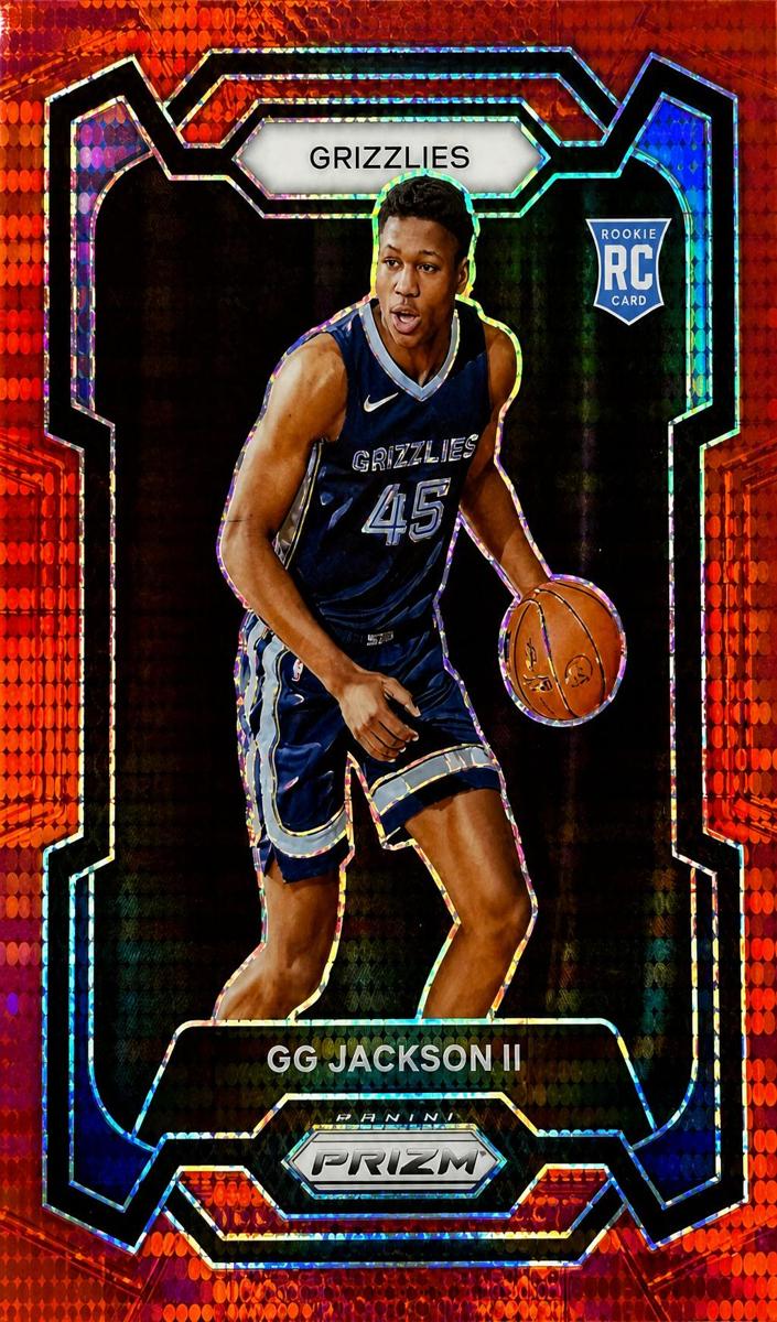 2023 Panini Prizm Basketball Red Seismic GG Jackson II #179 PSA 9
