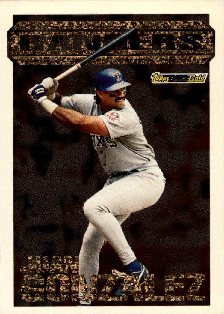 1994 Topps Baseball Juan Gonzalez #7 PSA 9