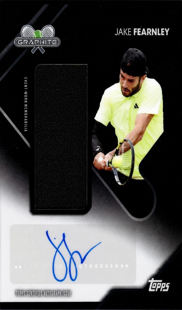2026 Topps Graphite Tennis Jake Fearnley #GSR-JFY