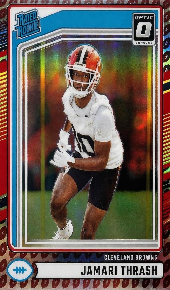 2024 Panini Donruss Football Football Emoji Jamari Thrash #376
