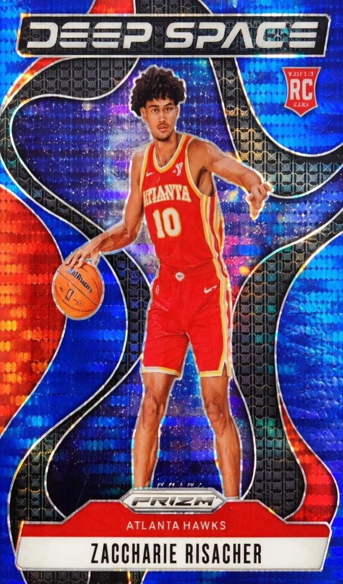 2024 Panini Prizm Basketball Blue Pulsar Zaccharie Risacher #8